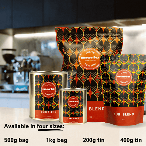 zuri bags and tins in four sizes