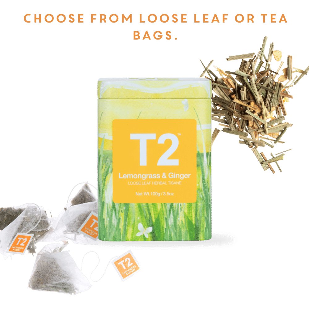 Merlo lemongrass & ginger choose from loose leaf or tea bags